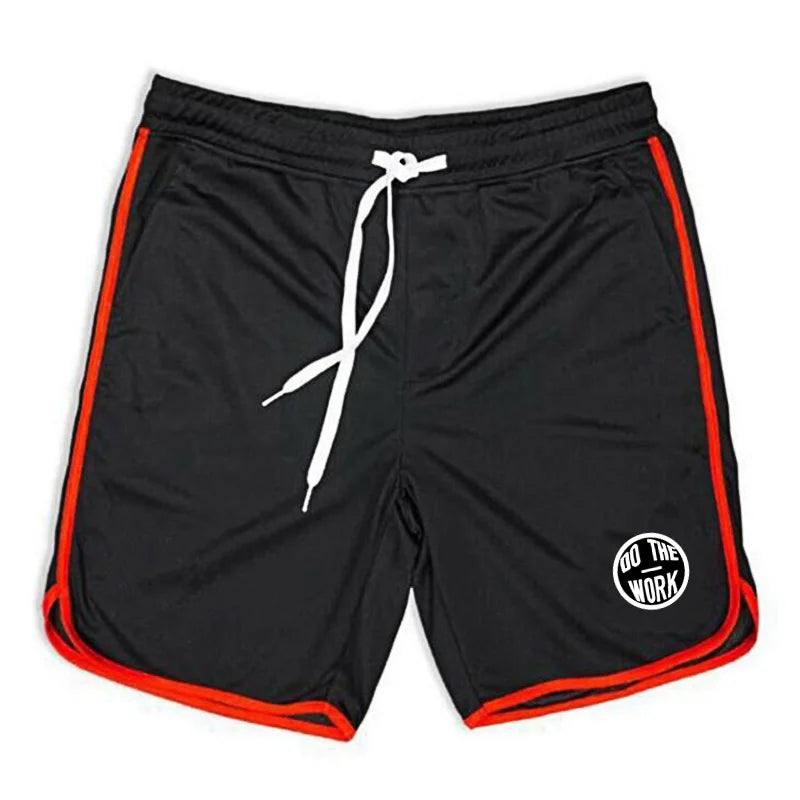 Men's Running Shorts Mens Gym Sports Shorts Male Mesh Quick Drying Training Exercise Jogging Fitness Shorts with pocket
