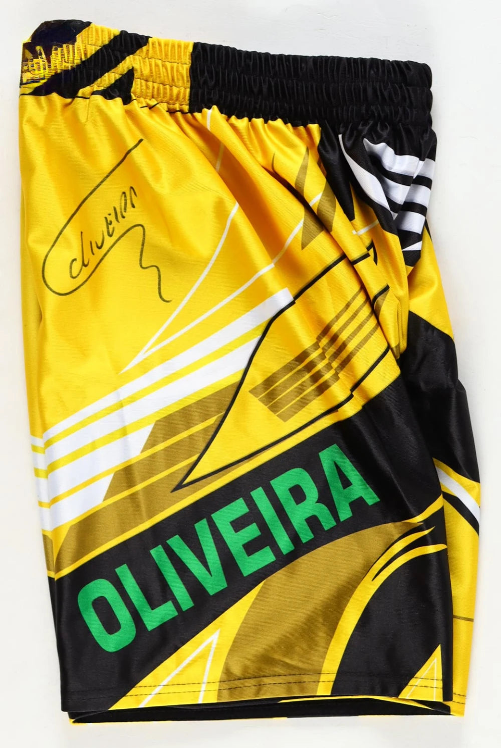 UFC Retro Charles Oliveira Signed Do Bronx Custom Fight Shorts Men Women MMA Octagonal Cage Oversized Jujutsu Training Shorts