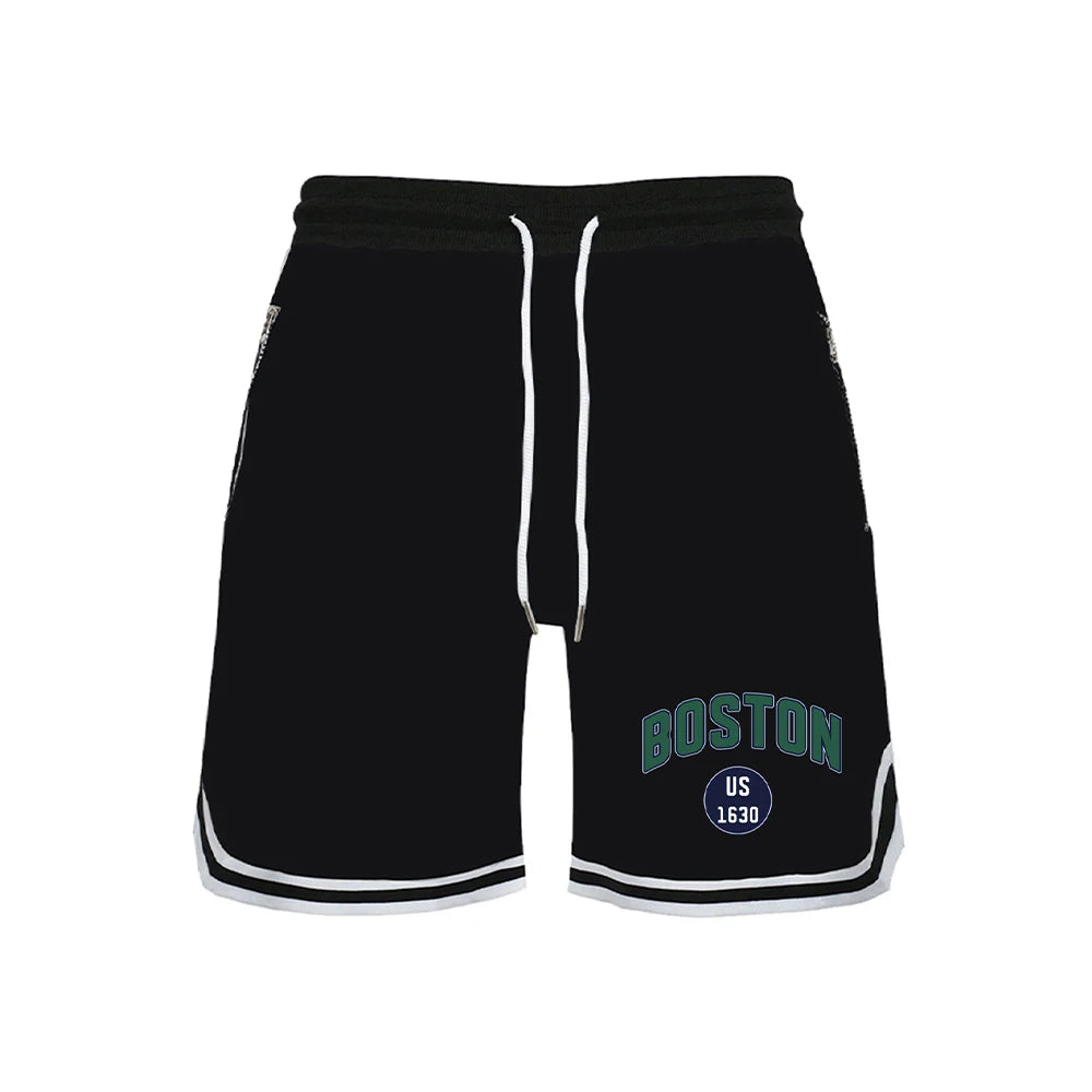 Men's Fitness Joggers Casual Breathable Short Sports Basketball Shorts Mesh Quick Dry Gym Shorts for Male Pants Summer