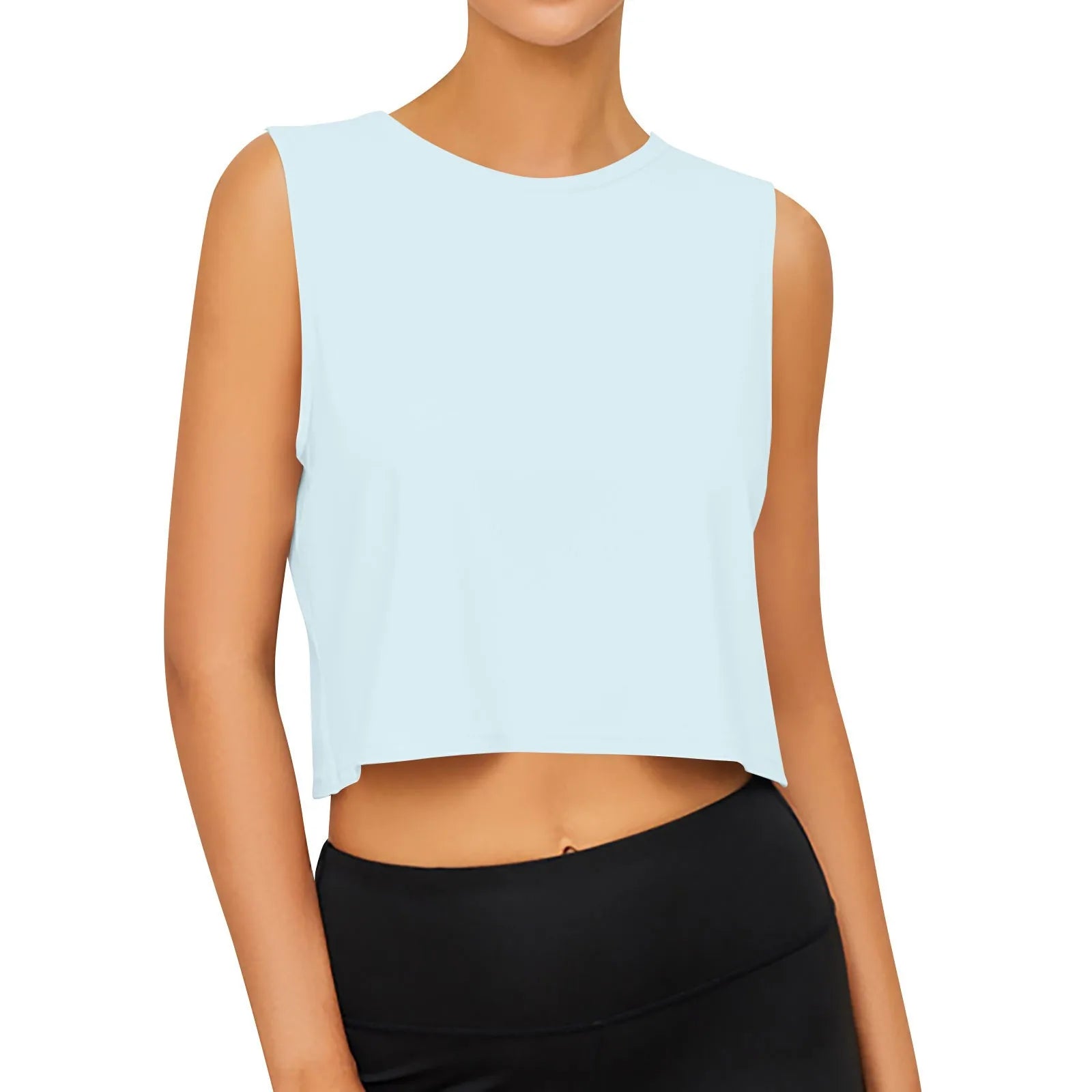 Sports Shirt Vest Loose Seamless Breathable Quick Drying Top Gym Running Fitness Yoga Clothing Lightweight Tops For Women